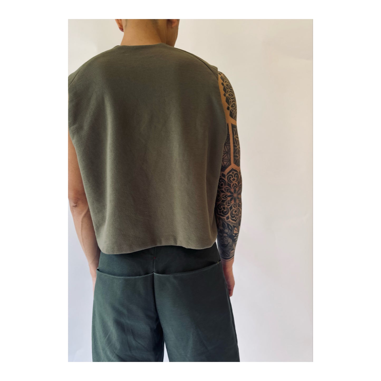 Cotton Fleece Vest