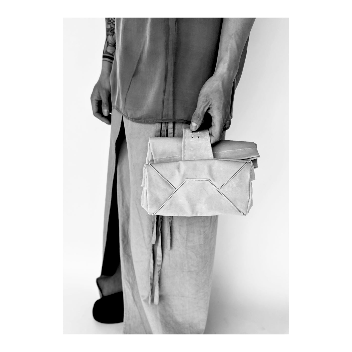 Wax Cotton Clutch