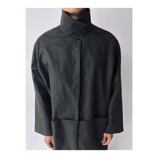 Oil Cotton Canvas Coat